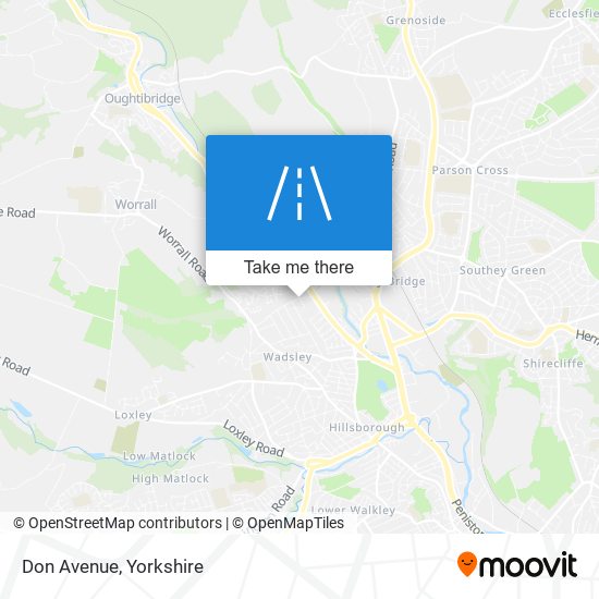 Don Avenue map