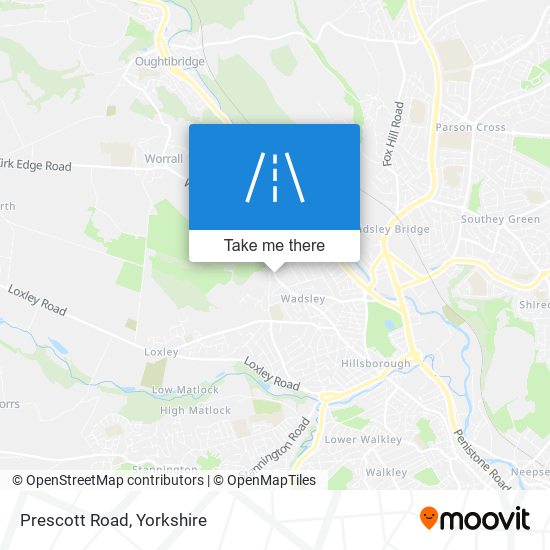 Prescott Road map