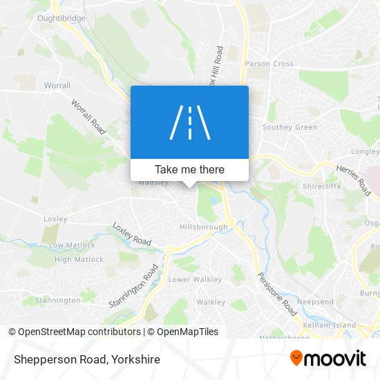 Shepperson Road map