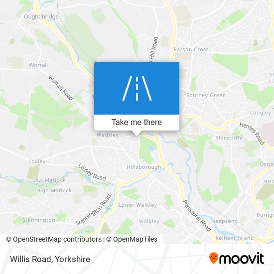 Willis Road map