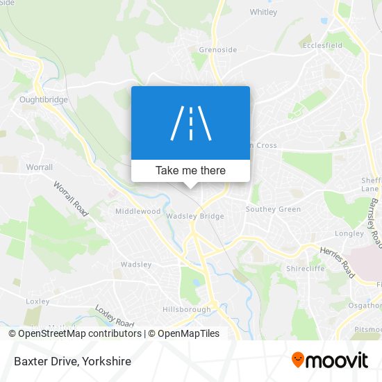 Baxter Drive map