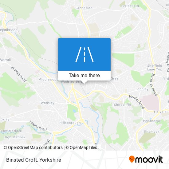 Binsted Croft map