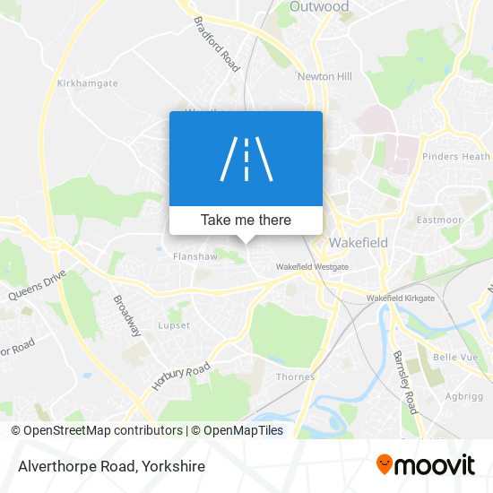 Alverthorpe Road map