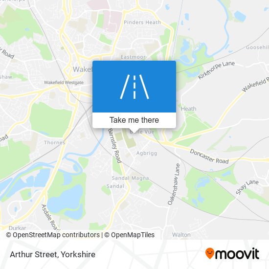 Arthur Street map