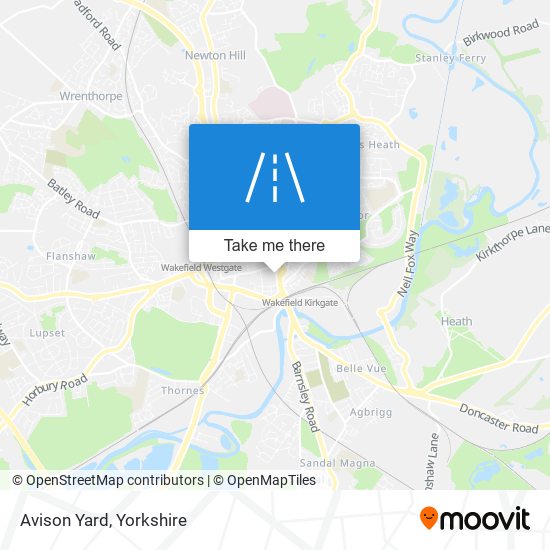 Avison Yard map