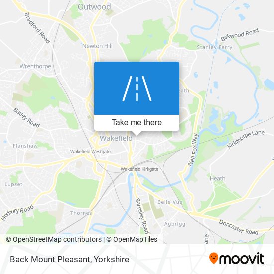 Back Mount Pleasant map