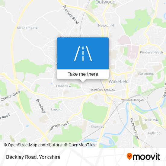 Beckley Road map