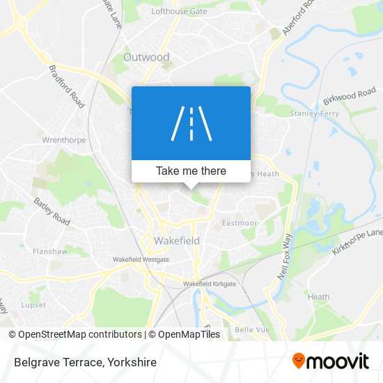 Belgrave Terrace map
