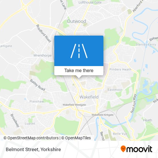 Belmont Street map