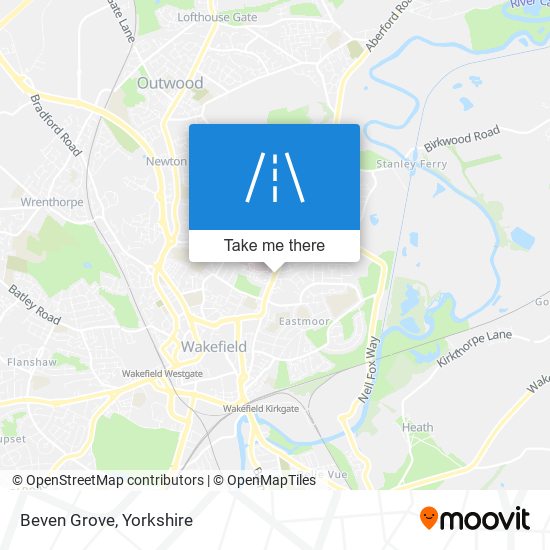 Beven Grove map