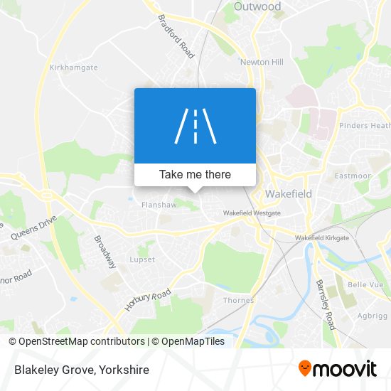 Blakeley Grove map