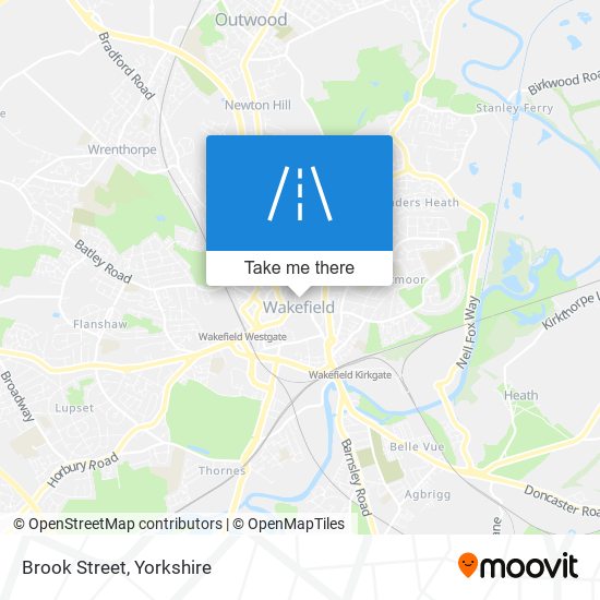 Brook Street map