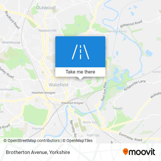 Brotherton Avenue map