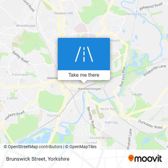 Brunswick Street map