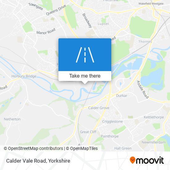 Calder Vale Road map