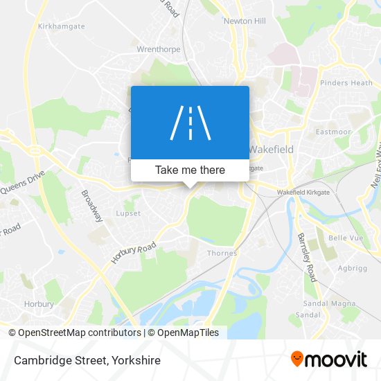 Cambridge Street map