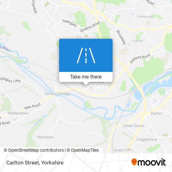 Carlton Street map