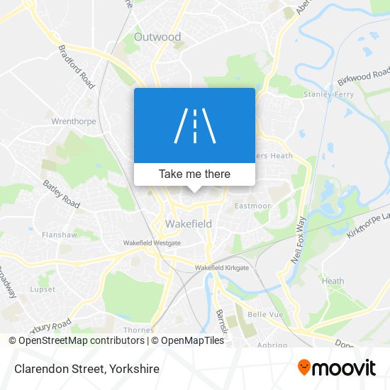 Clarendon Street map