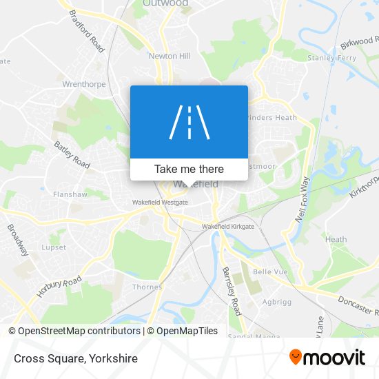 Cross Square map