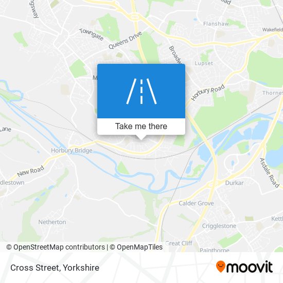 Cross Street map