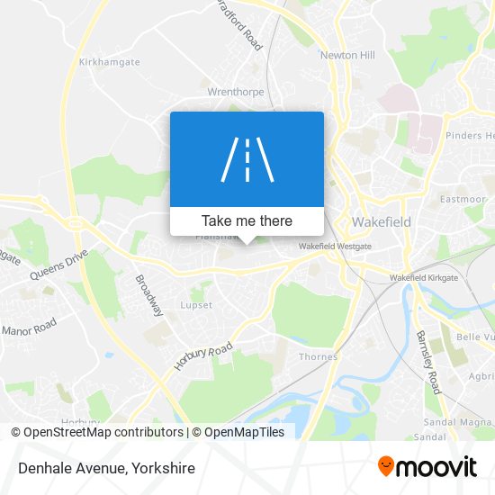 Denhale Avenue map