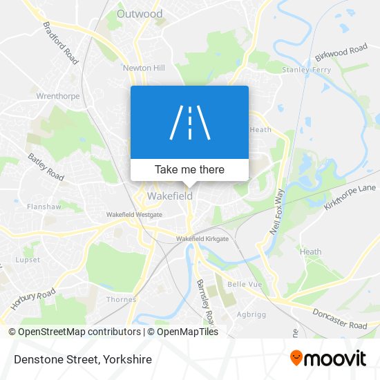 Denstone Street map