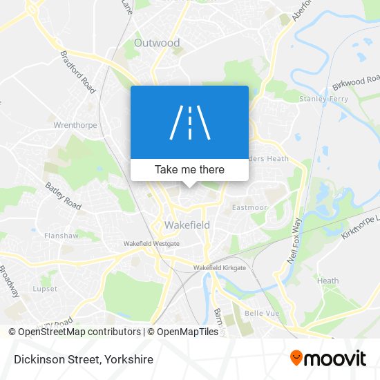 Dickinson Street map