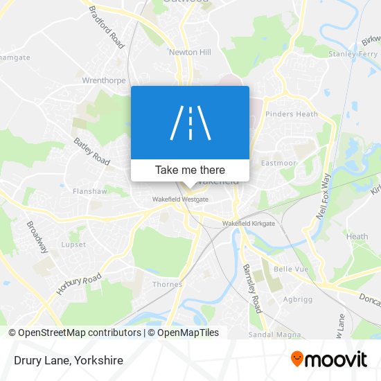 Drury Lane map