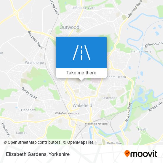 Elizabeth Gardens map