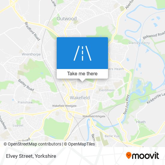 Elvey Street map
