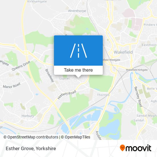 Esther Grove map