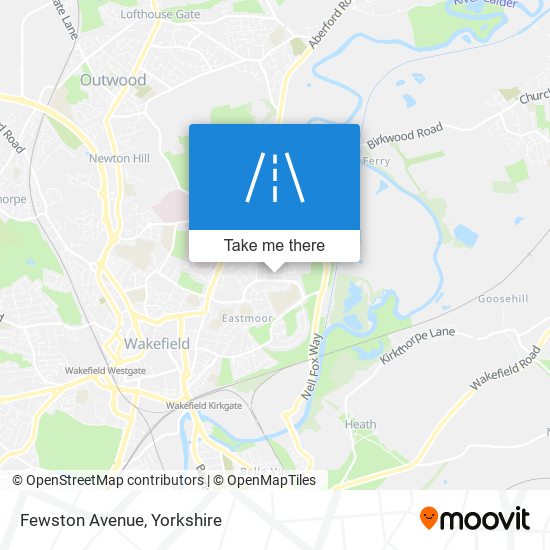 Fewston Avenue map