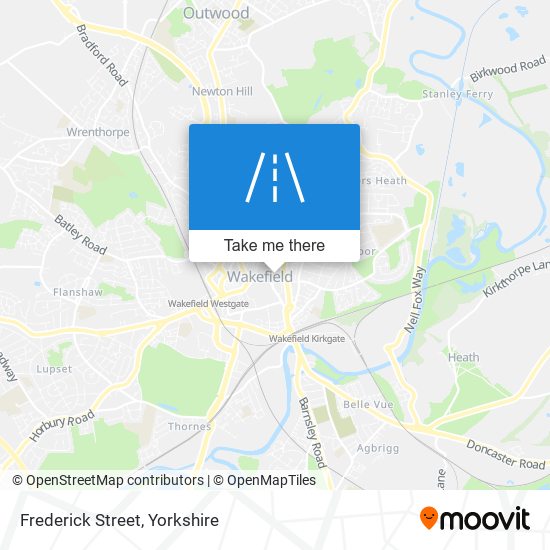 Frederick Street map