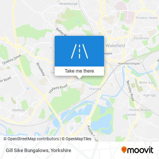 Gill Sike Bungalows map