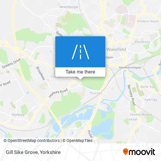Gill Sike Grove map