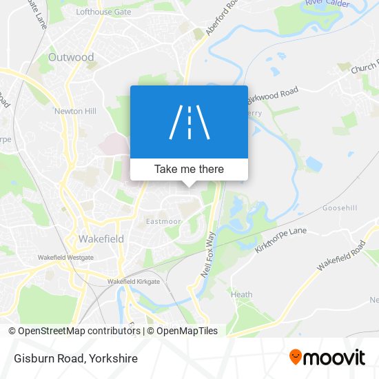Gisburn Road map