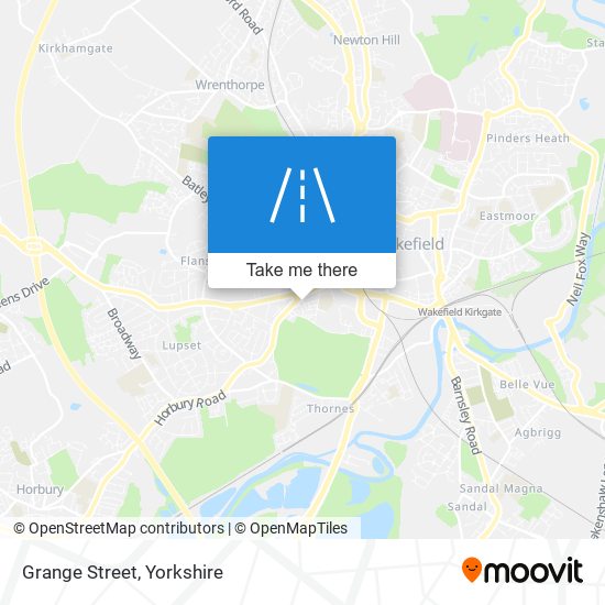 Grange Street map