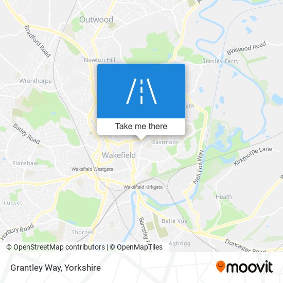 Grantley Way map