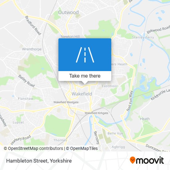 Hambleton Street map