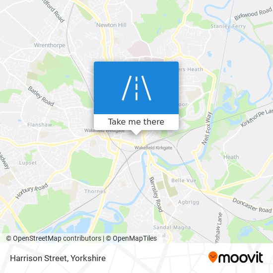 Harrison Street map