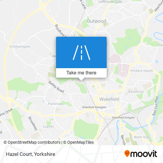 Hazel Court map
