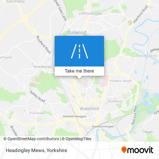 Headingley Mews map