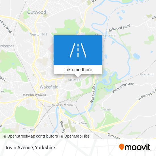 Irwin Avenue map