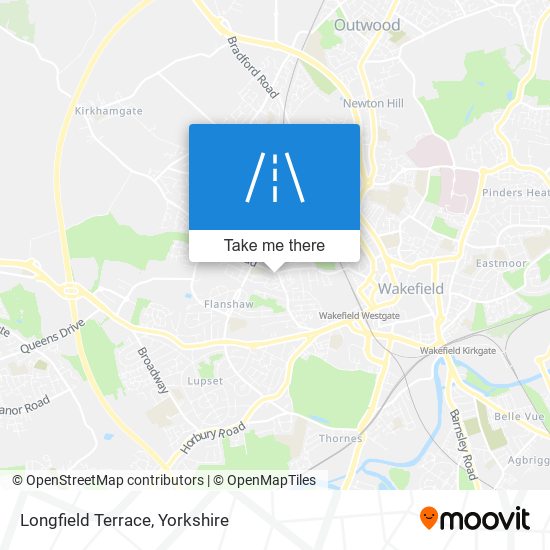 Longfield Terrace map