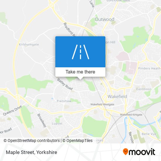 Maple Street map