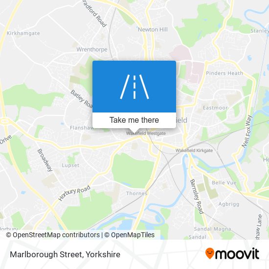 Marlborough Street map