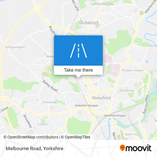 Melbourne Road map