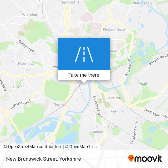 New Brunswick Street map