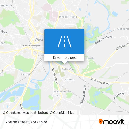 Norton Street map