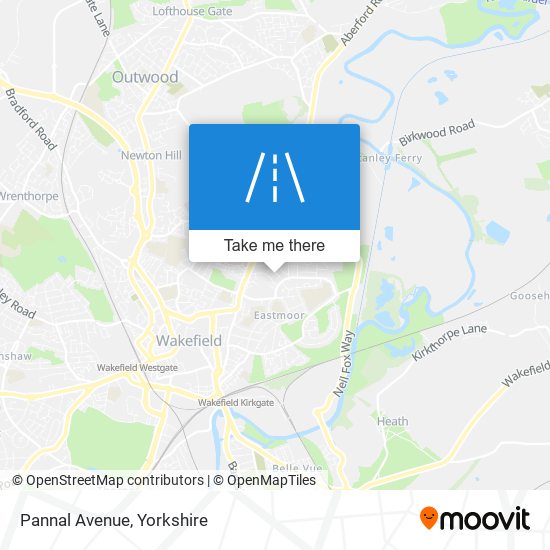 Pannal Avenue map